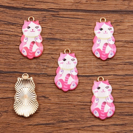 Alloy Enamel Pendants PW-WG79027-01-1