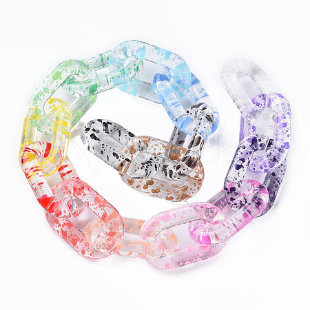 Transparent Acrylic Linking Rings OACR-N009-013A-1