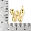 Rack Plating Brass Micro Pave Cubic Zirconia Pendants KK-A200-24G-W-3