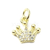 Brass Micro Pave Cubic Zirconia Pendants KK-H475-26A-02G-1