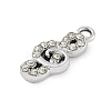 Alloy Rhinestone Pendants PALLOY-P308-02P-2