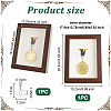 Natural Wood Medal Display Frame AJEW-WH0248-420A-2