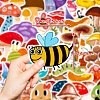 50Pcs Cartoon Mushroom Series PP Adhesive Waterproof Stickers Self-Adhesive Stickers PW-WG45951-01-2