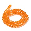 Transparent Electroplate Glass Beads Strands LS-EGLA-A039-T6mm-B23-2