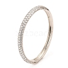 Brass Micro Pave Cubic Zirconia Bangles BJEW-F416-01P-4