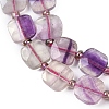 Natural Colorful Fluorite Beads Strands G-G182-H01-02-4