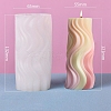 Wavy Pillar DIY Silicone Candle Molds PW-WG74984-02-1