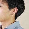 304 Stainless Steel Enamel Hoop Earrings FS-WGDD905-01-2