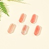 5Pcs Cherry Quartz Glass Healing Stones G-FS0005-83H-9