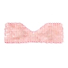 Natural Rose Quartz Woven Eye Mask AJEW-P074-11C-2