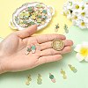 Alloy Enamel Pendants FIND-CJZ0002-001KCG-4