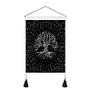 Polyester Tree of Life Pattern Wall Hanging Tapestry TREE-PW0001-95H-1