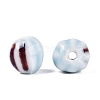 Vintage Porcelain Corrugated Beads PORC-N013-11J-2