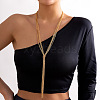 Brass Y Tassel Necklaces WG63683-16-1