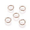 304 Stainless Steel Open Jump Rings STAS-O098-01RG-17-1