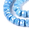 Anti-Tarnish Electroplate Glass Beads Strands GLAA-T025-10mm-11U-4