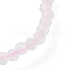 Natural Rose Quartz Beaded Necklaces X-NJEW-K114-A-A01-2