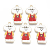 Alloy Enamel Pendants X-ENAM-T011-40KC-02-RS-1