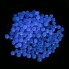 Luminous Glow in the Dark Transparent Glass Round Beads GLAA-F124-B06-2