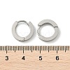 Tarnish Resistant 202 Stainless Steel Huggie Hoop Earrings X-EJEW-O087-09A-P-3