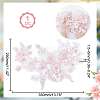 3D Flower Organgza Polyester Embroidery Ornament Accessories DIY-WH0297-20C-2