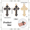 60Pcs Alloy Enamel Pendants ENAM-SC0006-68-2
