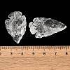 Natural Handmade Quartz Crystal Pendants G-K386-01-4