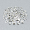 925 Sterling Silver Slice Chain Tabs STER-T002-253S-1