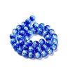 Handmade Silver Foil Glass Beads LAMP-A001-G01-10mm-4