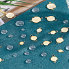 24PCS 6 Style 304 Stainless Steel Cabochon Connector Settings STAS-LP0002-06-3