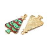 Christmas Theme Rack Plating Alloy Pendants FIND-M020-02G-G-2