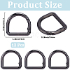12Pcs Alloy Spring Gate Rings FIND-CN0002-49B-2
