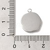 304 Stainless Steel Pendants STAS-B074-08P-03-3