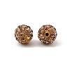 Polymer Clay Rhinestone Beads LS-RB-H284-6MM-Half-246-2