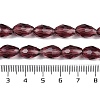 Transparent Imitation Jade Glass Beads Strands GLAA-N005-T10mm-D-2-4