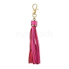 Imitation Leather Tassel Pendant Decorations HJEW-JM02885-2