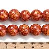 Baking Paint Glass Beads Strands GL-CBA8F4B-02G-4