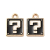 Alloy Enamel Charms ENAM-Q001-08G-03-1