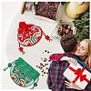 4Pcs 4 Colors Half Round Cloth Packing Pouches ABAG-CA0001-16-7