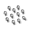 Zinc Alloy Lobster Claw Clasps PALLOY-YW0001-12B-2