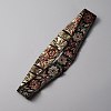 Flower Pattern Polyester Woven Belt Ornament Accessories FIND-WH0127-99-1