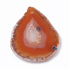 Natural Agate Big Pendants G-Q989-017-3