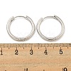 Brass Hoop Earrings EJEW-L211-08F-P-3