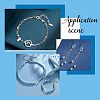 12Pcs 2 Colors 201 Stainless Steel Connector Charms STAS-UN0036-95-7