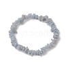 Natural Ang Chip Beaded Stretch Bracelets BJEW-JB10868-02-1