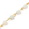 Handmade Natural Flower Amazonite Beaded Chains AJEW-JB00794-04-1