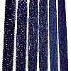 Electroplate Glass Beads Strands EGLA-A044-P1mm-A07-2