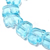 Transparent Glass Beads Strands GLAA-F114-03B-3