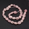 Nuggets Natural Madagascar Rose Quartz Beads Strands G-N0164-17-3