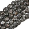 Natural Fluorescent Syenite Rock(Glow under UV Light)  Beads Strands GG-CBA787B-A42-2
